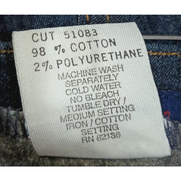 Vintage Guess Jeans Womens Size 28 Made in USA Dark Blue Wash Stretch Denim - Picture 8 of 10